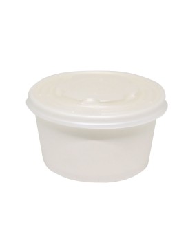 Vasos Ecobowl Ecow Blanco 420ml + Tapa