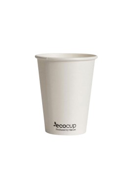 Vasos Single Ecow Blanco 12oz