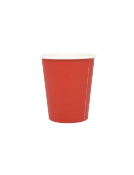 Vasos Single Ecow Rojo 8oz